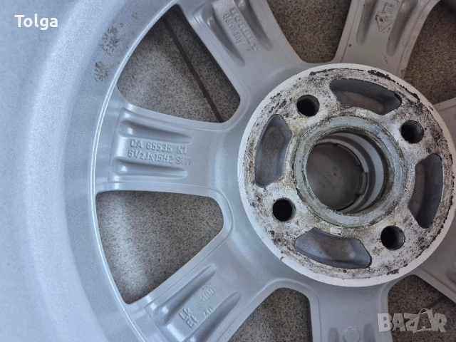 Алуминиеви джанти Borbet 15 4x100, снимка 7 - Гуми и джанти - 51942800