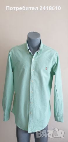 POLO Ralph Lauren Oxford Shirt Pique Cotton Slim Fit Mens Size L ОРИГИНАЛ! НОВО! Мъжка Риза!, снимка 12 - Ризи - 46624650