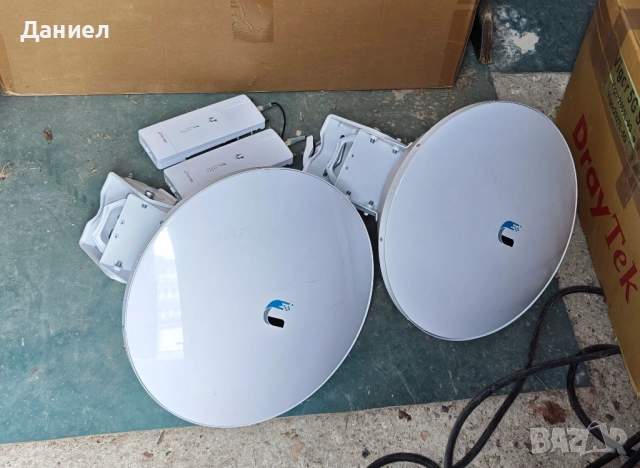 5Ghz 1Gbit/s+ WiFi bridge Ubiquiti AirFIBER 5X HD (x2)
