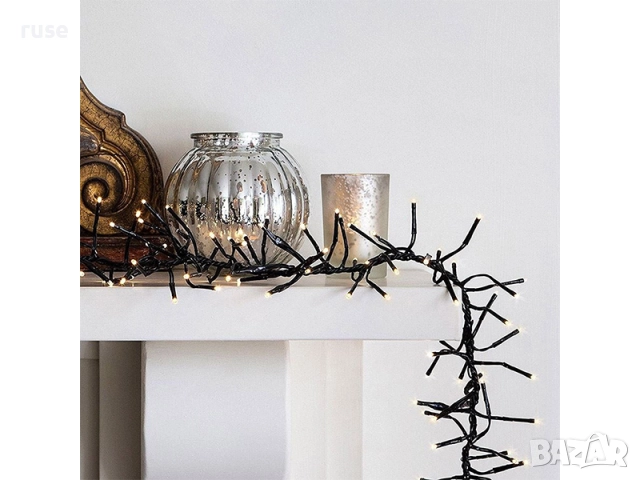 НОВИ! Гирлянд 3D лампички 576 LED 5м 8 режима дистанционно, снимка 6 - Декорация за дома - 52405399