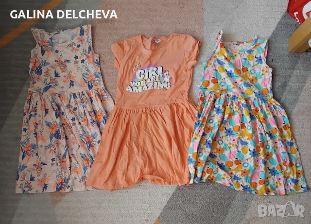 Сет от летни рокли 5-6год.