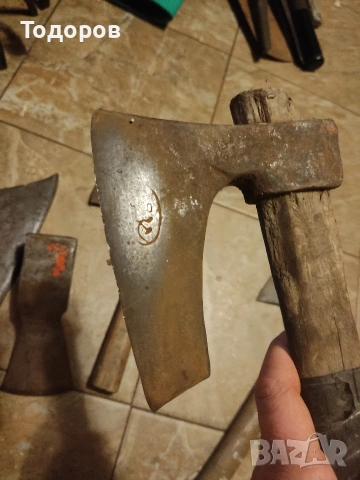 Стара брадва кривица топори, снимка 5 - Антикварни и старинни предмети - 53725675