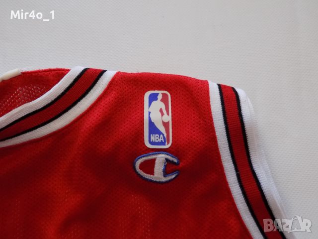 баскетболен потник chicago bulls jordan nba champion vintage екип тениска оригинал спорт S , снимка 5 - Спортни дрехи, екипи - 45845890