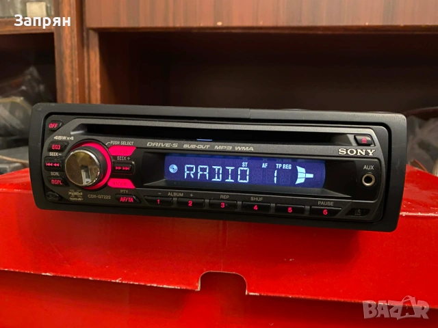 Авто Сд МП3 плеър Сони/Sony CDX-GT 222 Сд/Мп3/АУХ, снимка 4 - Аудиосистеми - 53103256