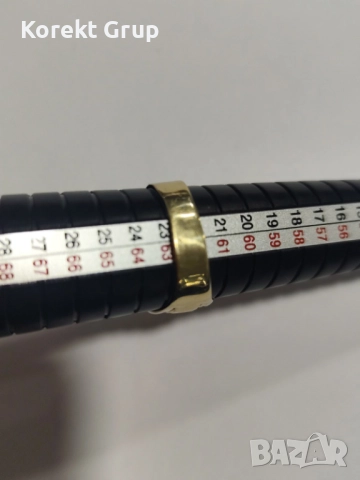 Златен мъжки пръстен 14к, снимка 6 - Пръстени - 52901282