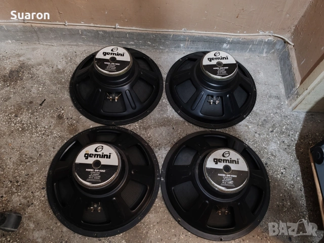 Говорители ,, GEMINI GW1560" 15" 8 oма 4бр., снимка 6 - Тонколони - 53916808
