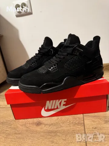 Jordan 4 Black Cat, снимка 4 - Спортни обувки - 48807919