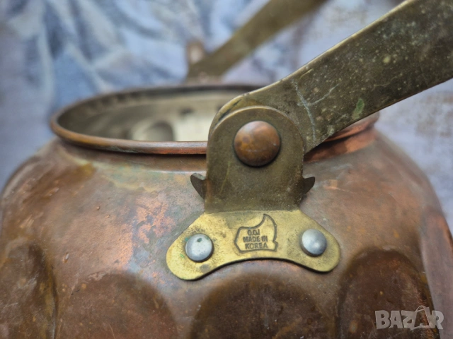 Чайник месингов корейски, снимка 3 - Декорация за дома - 53947301