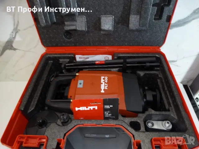 Hilti PLT 400 + PLC 600 - Роботизирана тотална станция, снимка 18 - Други инструменти - 48904853