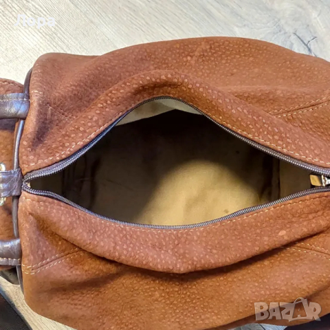 Дамска чанта естествен велур и кожа, снимка 8 - Чанти - 48518095