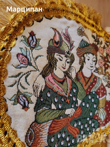 Антикварно жакардово ветрило от Узбекистан, снимка 5 - Антикварни и старинни предмети - 51523951