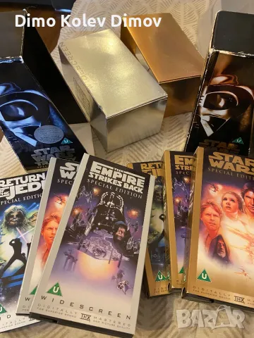 STAR WARS VHS Сребърното и Златното издание, снимка 4 - Други жанрове - 47998245