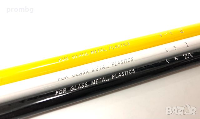 индустриален молив MitsuBishi за стъкло, метал, кожа, гума, без подостряне, Япония, снимка 8 - Други инструменти - 45301535