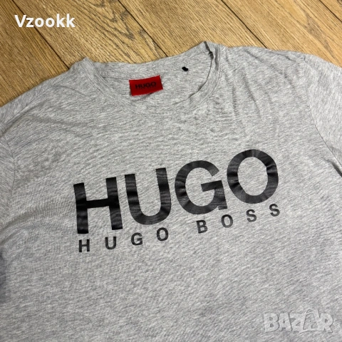 Мъжка тениска Hug Boss | M размер, снимка 3 - Тениски - 53732574