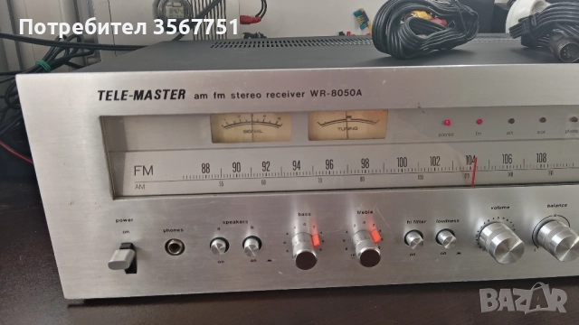 T ELEMASTER STEREO RECEIVER WR-8050A, снимка 2 - Ресийвъри, усилватели, смесителни пултове - 51741607