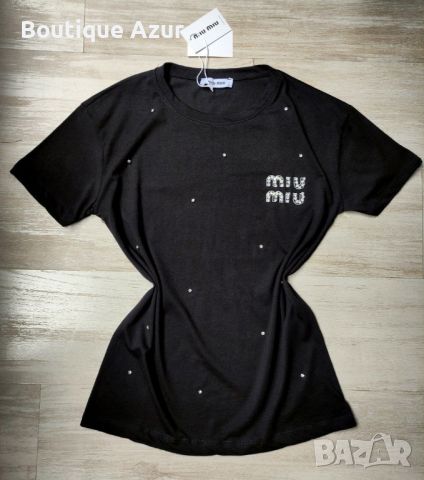 дамски тениски Miu Miu , снимка 2 - Тениски - 45874165