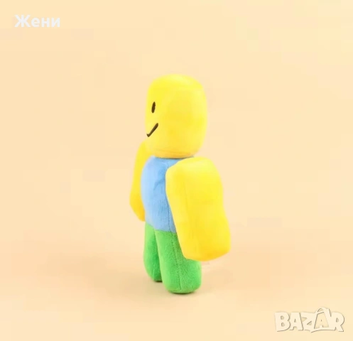 Човече, скин от Роблокс / Noob, Rolox, 25см, снимка 3 - Плюшени играчки - 54279149