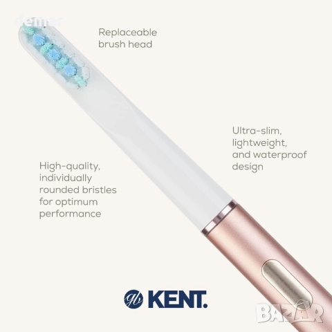 Електрическа четка за зъби Kent Brushes SONIK, акумулаторна, 3 режима, снимка 5 - Други - 52535258