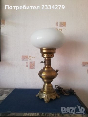 Стари настолни нощни лампи, тип,, газени лампи" изработени в различни ателиета и държави ., снимка 15 - Настолни лампи - 37461445