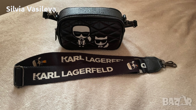 Дамска чанта Karl Lagerfeld, снимка 2 - Чанти - 44991906