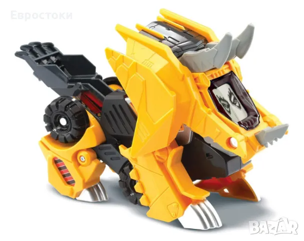 Интерактивна играчка VTech Switch & Go Dinos Brutus, The Triceratops Digger - динозавър, снимка 2 - Образователни игри - 47241910