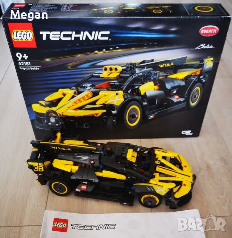 Lego Technic болид Bugatti, снимка 2 - Конструктори - 45249296
