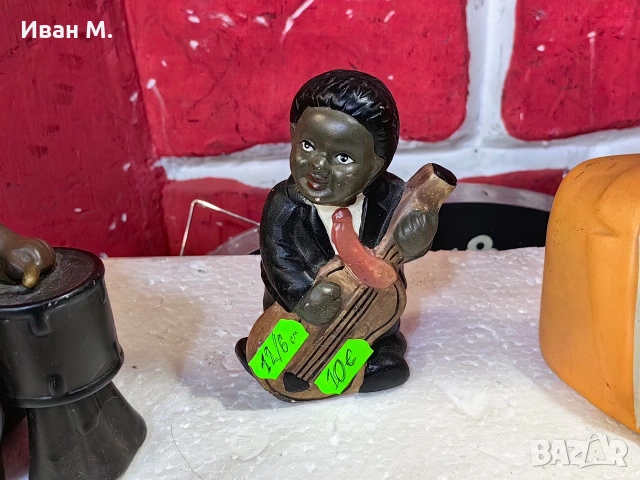 Керамични фигури на джаз музиканти , снимка 4 - Антикварни и старинни предмети - 53111206