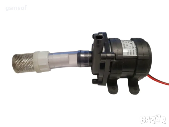 12 V помпа с филтър за претакане на зеле, вино, саламура - циркулация 700 л/ч, снимка 3 - Други стоки за дома - 51820119
