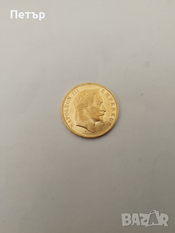 50 златни франка Наполеон с венец, снимка 1 - Нумизматика и бонистика - 45062623