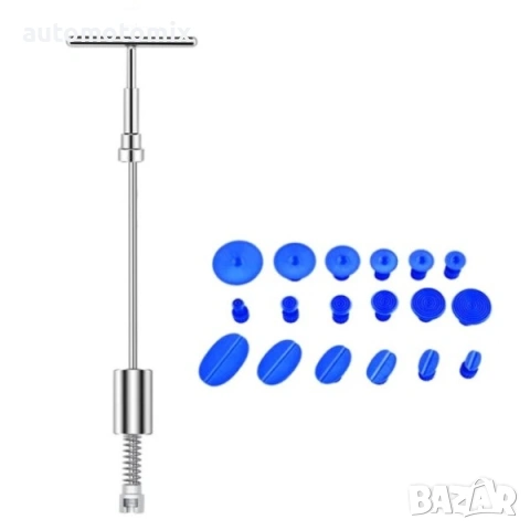 Комплект за изправяне на вдлъбнатини с мини обратен чук - 267157, снимка 3 - Аксесоари и консумативи - 53371533