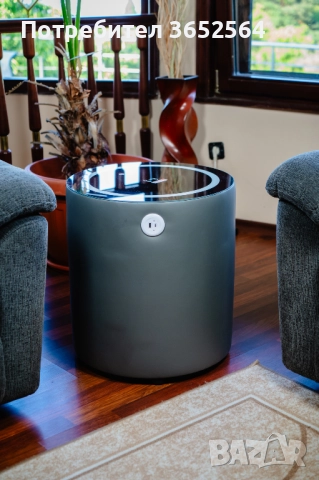 Смарт Шкаф SPHERE - безжично зареждане, Bluetooth стерео тонколона 20W, USB-A & USB-C, LED, снимка 2 - Шкафове - 52482664