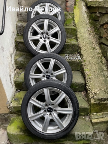 Джанти 17' 5x112 с подарък летни гуми, снимка 2 - Гуми и джанти - 53652508