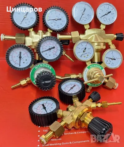 Азот регулатори 10÷100bar, редуцир, бутилки 1÷10л, преход климатик, редукции , снимка 3 - Други инструменти - 50322200