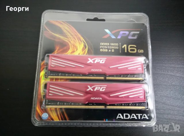 RAM 16GB 2x8GB DDR3 1600MHz CL 9-9-9-24 A-Data XPG, снимка 4 - RAM памет - 48054285