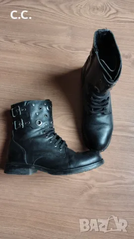 Естествена кожа боти, 40 номер, цена 20 лв, снимка 4 - Дамски боти - 49699160
