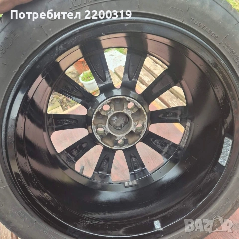Джанти 5x114.3 17 с летни гуми , снимка 2 - Гуми и джанти - 53506378
