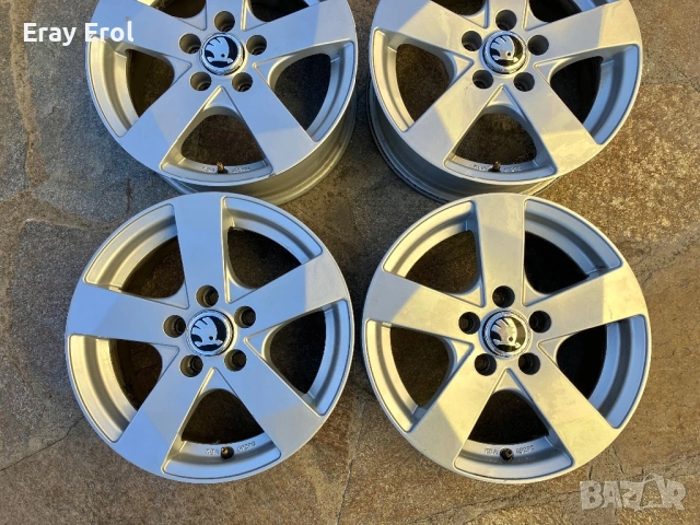 14 джанти 5х100 Skoda Fabia Octavia 5х100 VAG Шкода Фабиа Октавия, снимка 3 - Гуми и джанти - 53300748