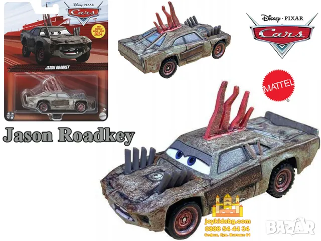 Jason Roadkey Disney/Pixar Cars - оригинал 1:55, снимка 1 - Коли, камиони, мотори, писти - 48940792