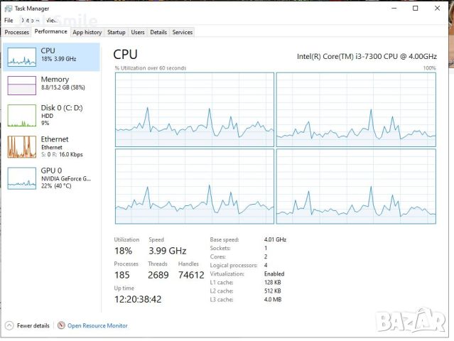 Процесор Intel I3 - 7300, снимка 1 - Дънни платки - 46035472