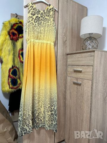 рокля леопардова шифон , снимка 2 - Рокли - 45557259