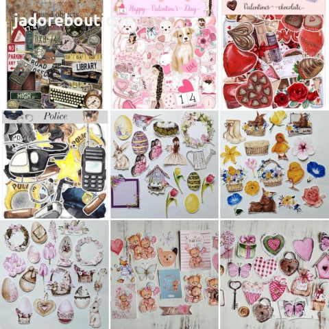 Изрязани елементи от картон различни теми, снимка 2 - Други - 41639251