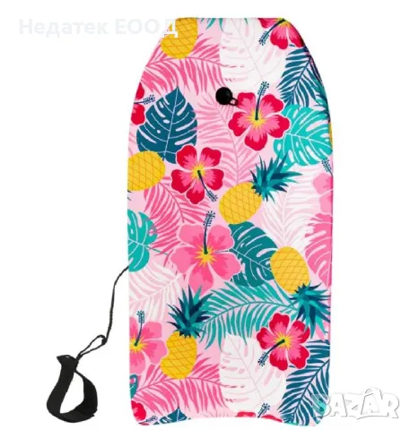 Детска дъска за плуване, Цветя, 84x45 см.