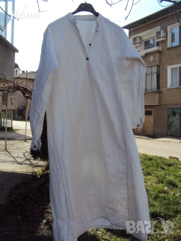Дълга риза автентична от дебел кенар., снимка 3 - Антикварни и старинни предмети - 53755204