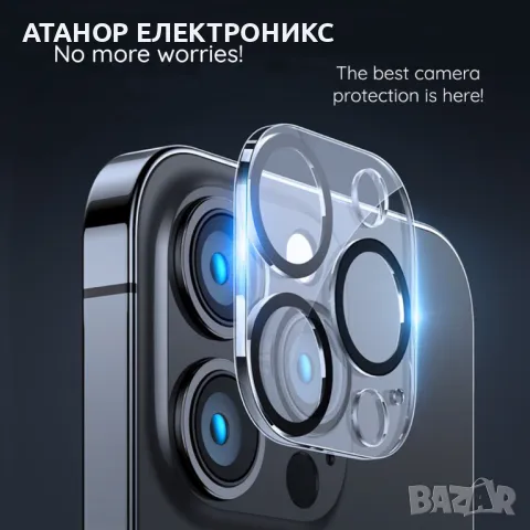 Стъклен протектор за камери iPhone 16  /iPhone 16 Pro / 16 Pro Max, снимка 1 - Apple iPhone - 47203607