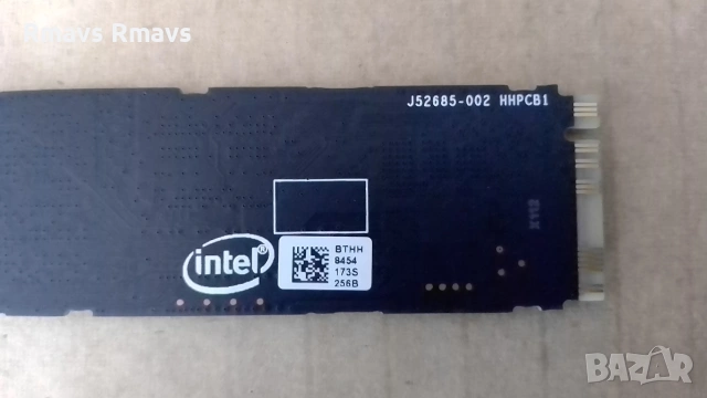 SSD NVMe 256gb Intel 3x4 2280, 96%., снимка 4 - Твърди дискове - 53569154