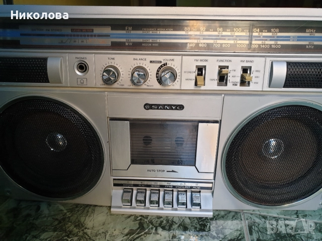 Продавам касетофон SANYO M9830K, за профилактика 
