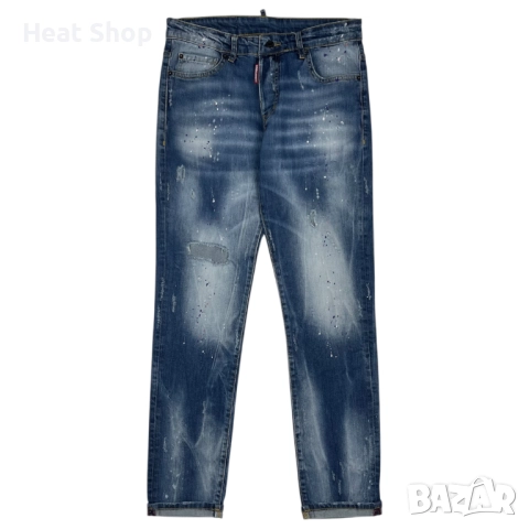 Мъжки дънки Dsquared2 Slim Splashed Denim Jeans
