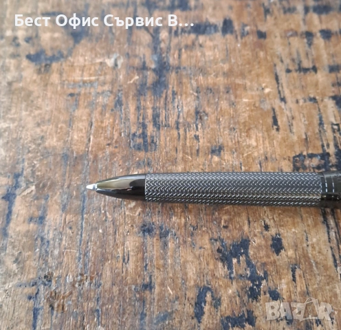 химикалка HUGO BOSS Gun метал с шарки тип рибена кост, снимка 5 - Ученически пособия, канцеларски материали - 53382601