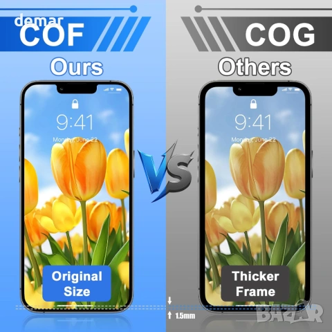 LCD екран за iPhone 12/12Pro 6.1 инча - дигитайзер за сензорен дисплей с пълен комплект инструменти, снимка 8 - Тъч скрийн за телефони - 53960846