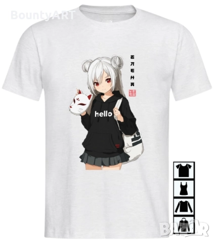 Персонализирана манга аниме тениска